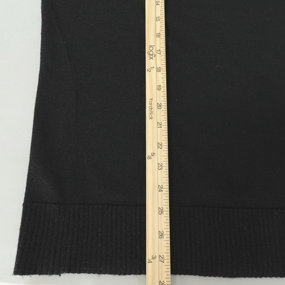 Smartwool Sweater Mens Large Black Merino Wool Blend 1/4 Zip Pullover Jumper - Picture 9 of 14